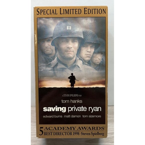 Saving Private Ryan VHS 1999 2 Tape Set Tom Hanks Special Limited Edition - Picture 6 of 8